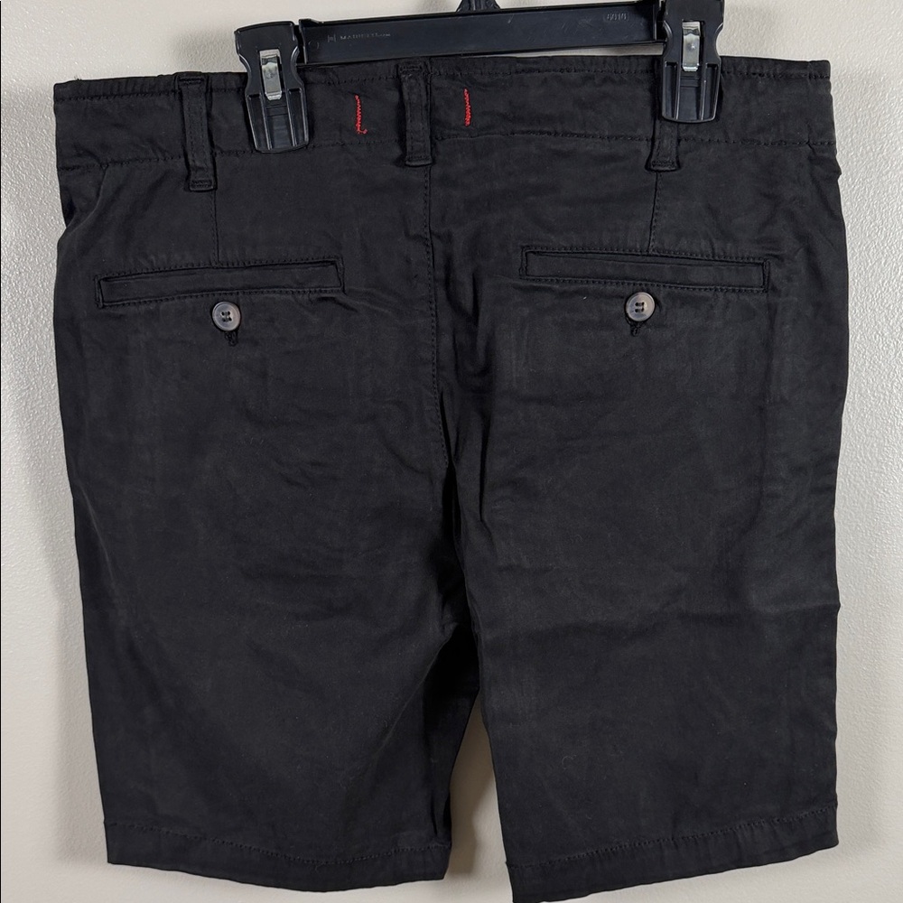 Benson Men's Black Flat-Front Shorts - Picture 4 of 5